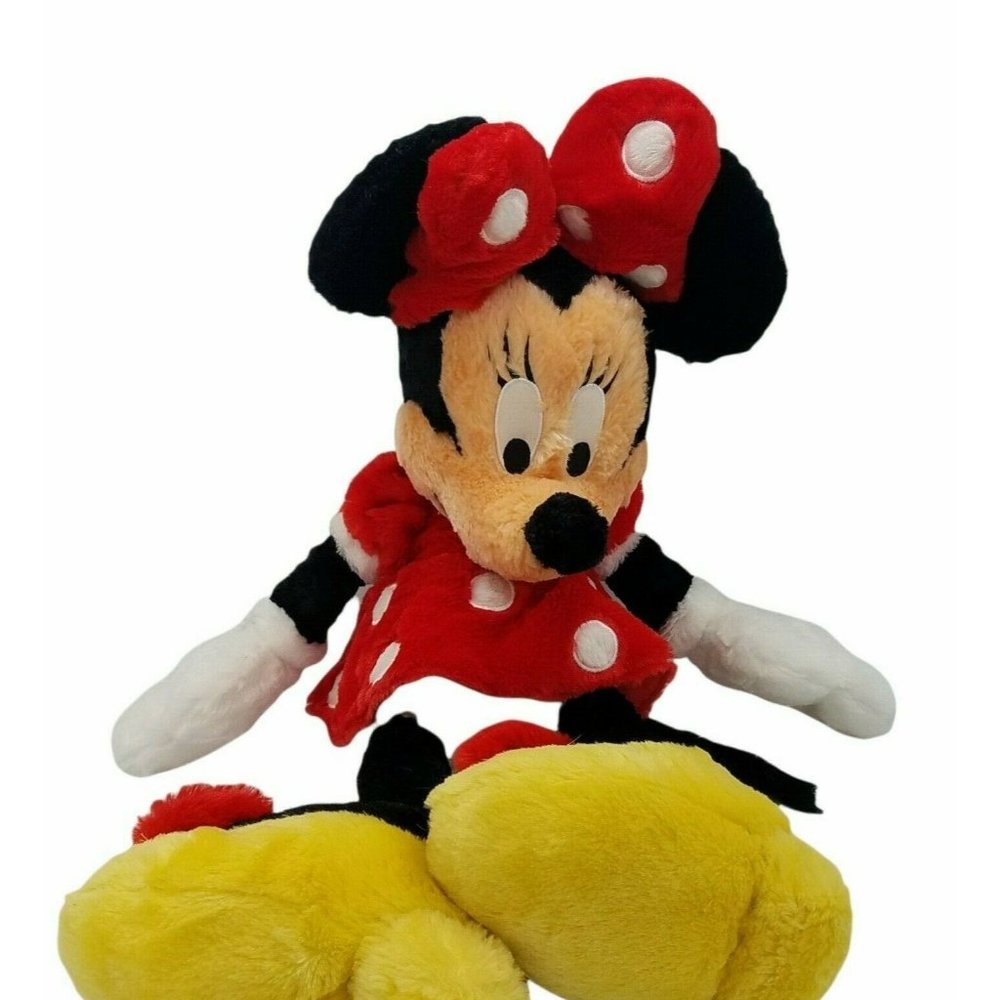 VTG Minnie Mouse Disneyland Walt Disney World  Large Plush Toy 18 inches